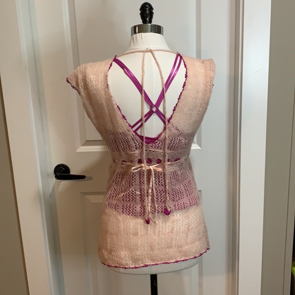 Express knitted pullover with camisole. - Picture 3 of 7